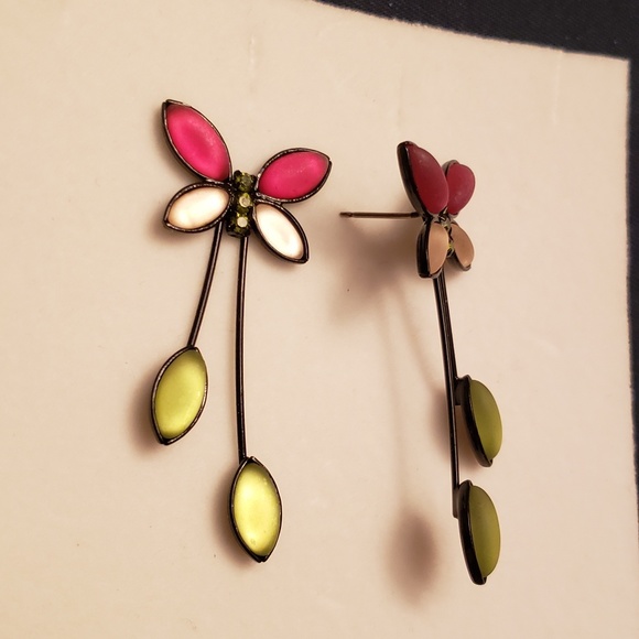Kristina Collection Butterfly Earrings - Picture 2 of 5